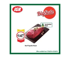 Grocery item For Sale IGA Ravenswood