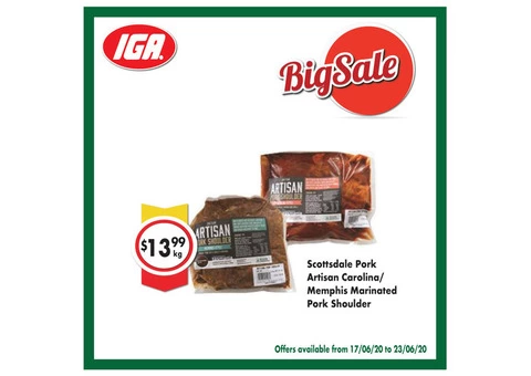 Grocery item For Sale IGA Ravenswood