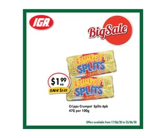 Grocery item For Sale IGA Ravenswood