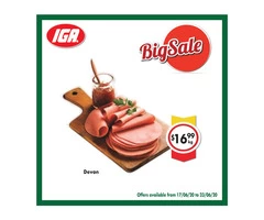 Grocery item For Sale IGA Ravenswood