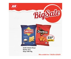 Grocery item For Sale IGA Ravenswood