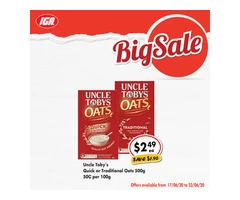 Grocery item For Sale IGA Ravenswood