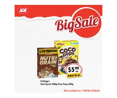 Grocery item For Sale IGA Ravenswood