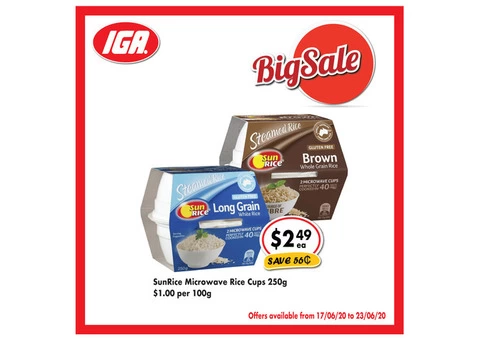 Grocery item For Sale IGA Ravenswood