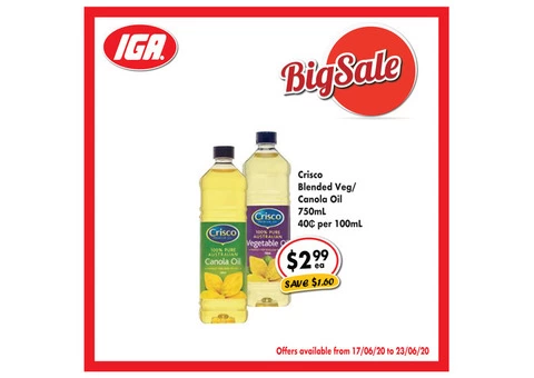 Grocery item For Sale IGA Ravenswood