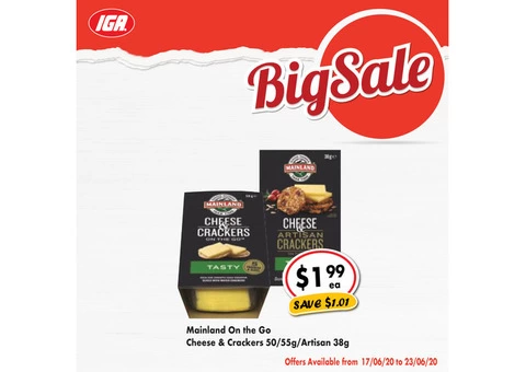 Grocery item For Sale IGA Ravenswood