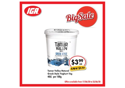 Grocery item For Sale IGA Ravenswood