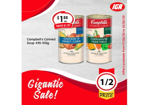 Grocery item For Sale IGA Ravenswood