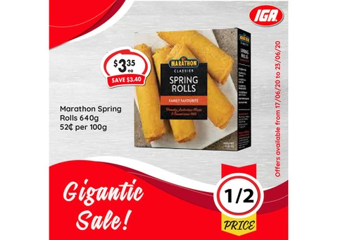 Grocery item For Sale IGA Ravenswood