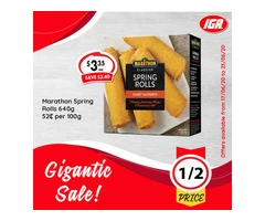 Grocery item For Sale IGA Ravenswood