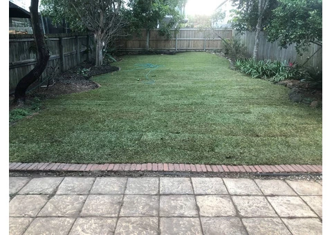 Re-Turfing project on 24 June in Oxley - Rogers Little Loaders. - 4/5