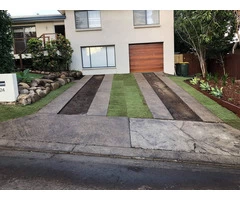 Removing and Reintalled Rock Retaining Wall - Rogers Little Loaders