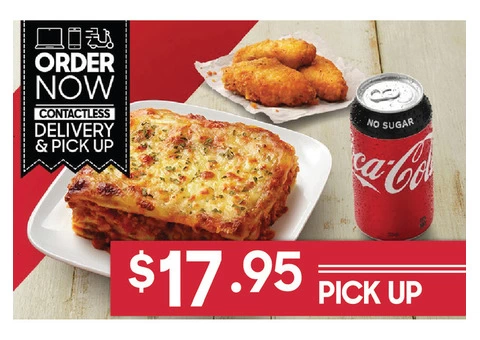 Pasta Wings Meal For Sale Pizza Hut Orange