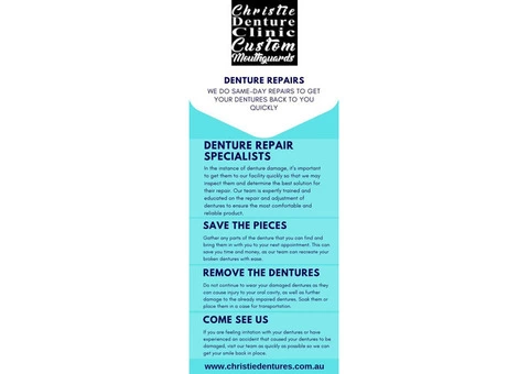 Denture repair clinic in Penrith | Christie Denture Clinic