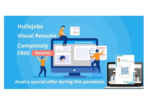 Stand apart from the rest, get noticed with Hullo Jobs resume builder!