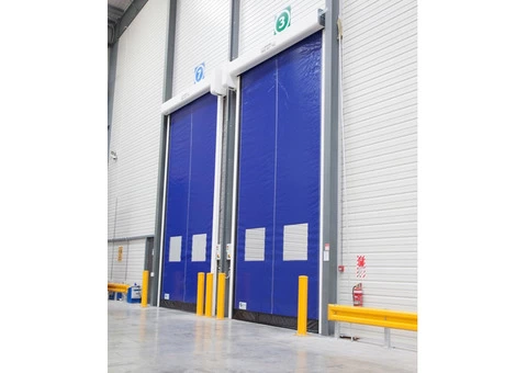 Secure Energy in Traffic Areas with High-Speed Rapid Roll Door
