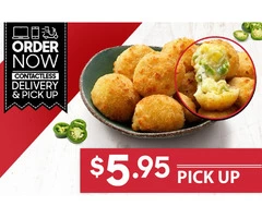 NEW Jalapeno Cheesy Bites 6 Pack For Sale Pizza Hut Orange