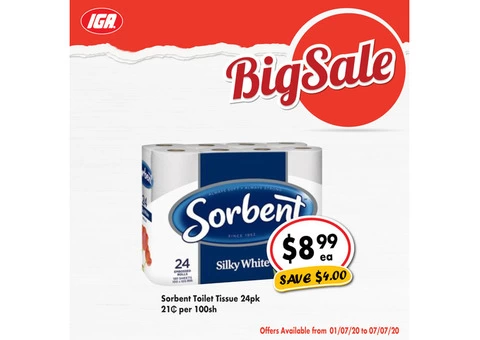 Grocery Item For Sale IGA Ravenswood