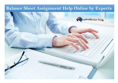 Balance Sheet Assignment Help Online by Experts