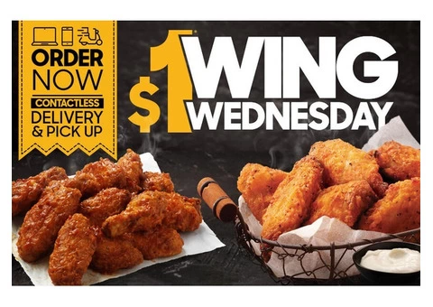 Wing Wednesday For Sale Pizza Hut Orange