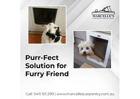 Get a Customised Door for Your Pet with Our Cat Enclosures