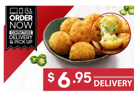 NEW Jalapeno Cheesy Bites 6 Pack For Sale Pizza Hut Orange