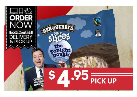 Ben & Jerry's Slice For Sale Pizza Hut Orange