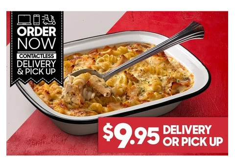 Creamy Chicken Alfredo Regular For Sale Pizza Hut Orange