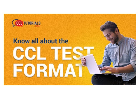 Know all about the CCL Test format.