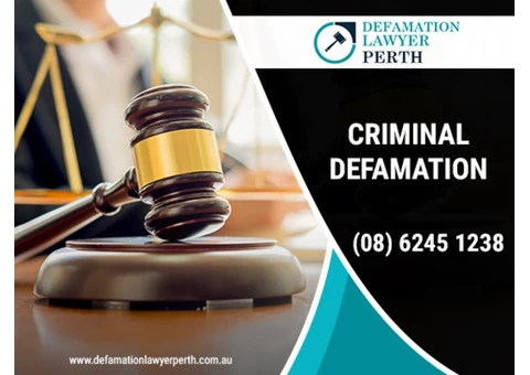 Get best legal advice from Criminal defamation lawyers Perth