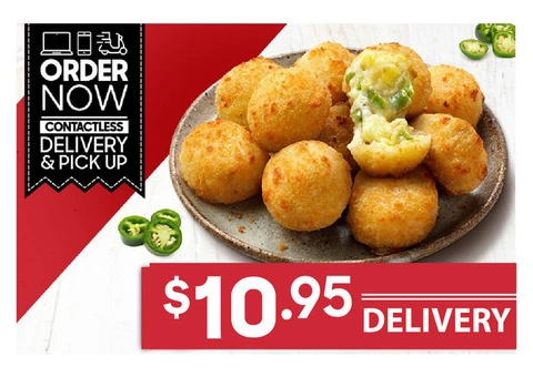 New Jalapeno Cheese Bites For Sale Pizza Hut Orange
