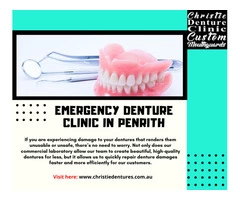 Emergency Denture Repairs at Christie Denture Clinic