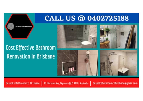 Cost Effective Bathroom Renovation in Brisbane | Call @ 0402725188