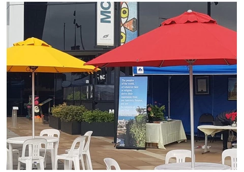 Go an Extra Mile for Your Guest’s Comfort with Event Umbrella Hires