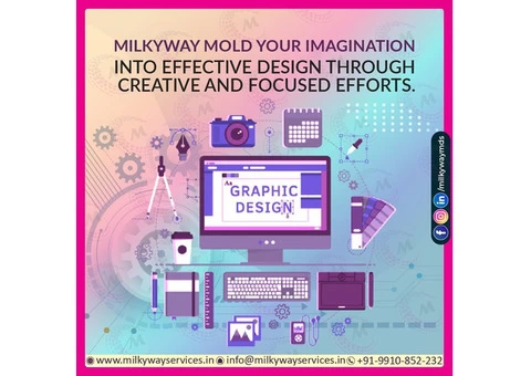 Milkyway offers a range of graphic design services