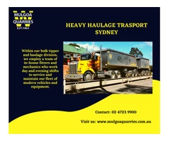 Heavy Haulage Contractors - MUlgoa Quarries