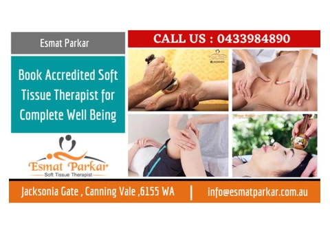 Book Accredited Soft Tissue Therapist for Complete Well Being | Call : 0433984890