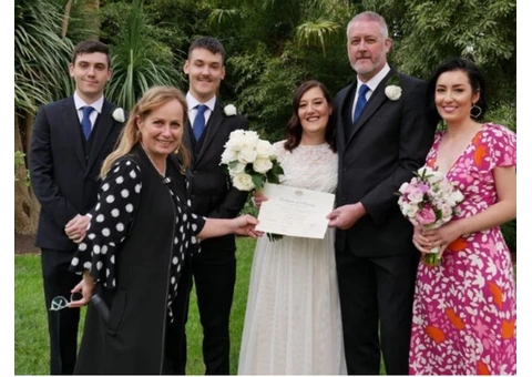 Same Sex Marriage Celebrant - Ph. 0412 796 390