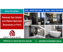 Renovate Your Interior with Modern Bathroom Renovations