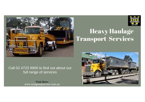 Commercial Heavy Haulage in Penrith - Mulgoa Quarries