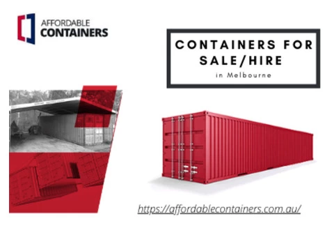 Containers for Sale/Hire in Melbourne and Sydney