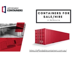 Containers for Sale/Hire in Melbourne and Sydney