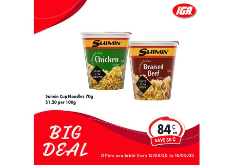 Grocery item For Sale IGA Ravenswood