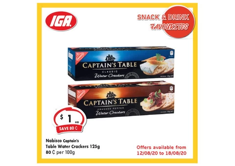 Grocery Item For Sale IGA Ravenswood