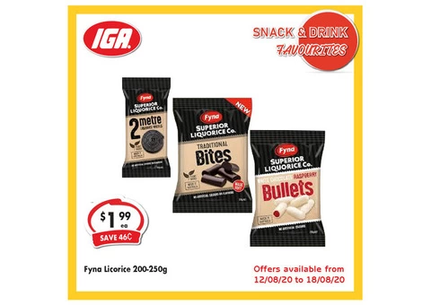 Grocery Item For Sale IGA Ravenswood