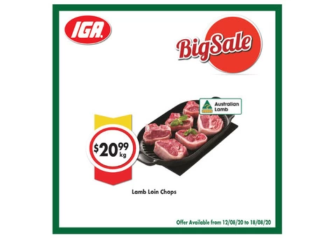 Grocery Item For Sale IGA Ravenswood