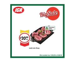 Grocery Item For Sale IGA Ravenswood