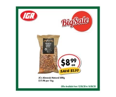 Grocery Item For Sale IGA Ravenswood