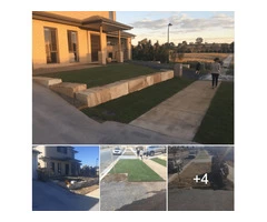 Concrete slabs lifted, busted and removed with ease on June 23, 2018.