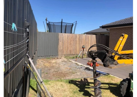 Concrete retaining wall on June 4 in Logan Reserve. - 5/5